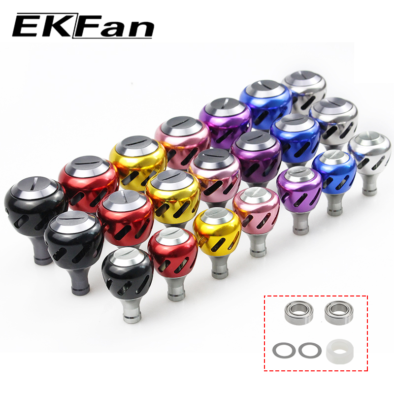 Trolling Reel - EKFan製 アルミニウム合金製 スピニングリール用 ベアリング付き リールノブ。DAI/SHIシリーズ（5000以下のモデル）に対応。DIYパーツ、アクセサリー。