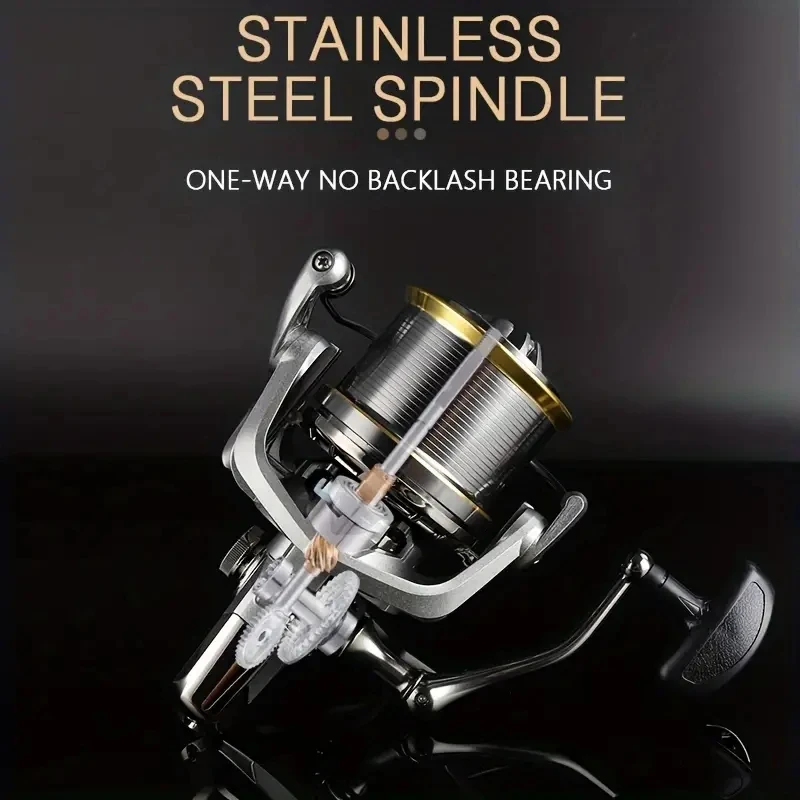 Trolling Reel - GLS 2027 新型ステンレス鋼ベアリング搭載スピニングフィッシングリール 7000-14000シリーズ 20KG最大ドラグ力強力リール、海水・淡水釣り用