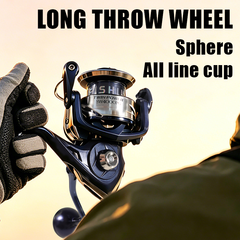 耐塩水性ツインパワーフィッシングリール、耐腐食性、最大ドラグ - Trolling Reel のレビューと価格